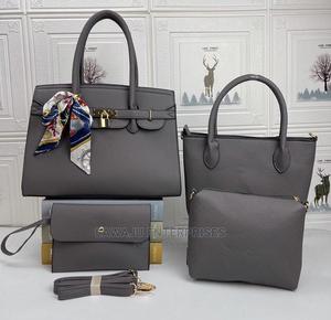 4in1 Ladies Handbag - Grey - thumbnail 2