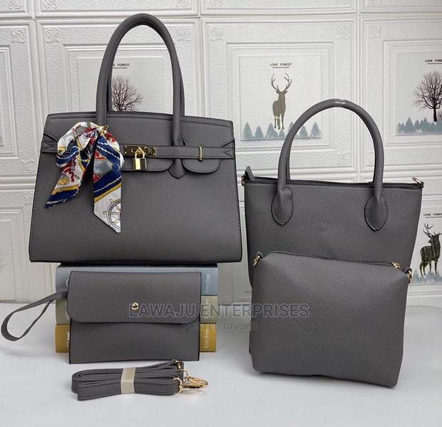 4in1 Ladies Handbag - Grey - main view