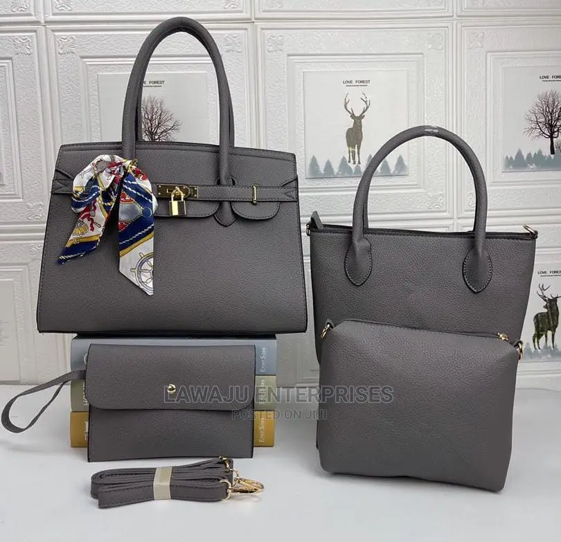 4in1 Ladies Handbag - Grey