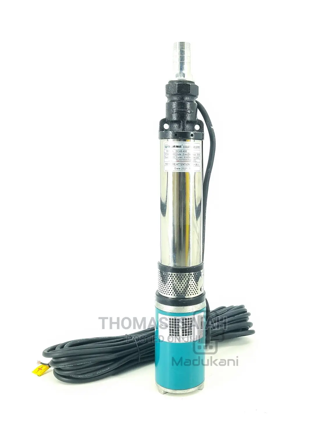 DC48-400 Impeller Type Submersible DC Solar Water Pump 30m,