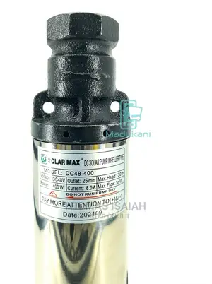 DC48-400 Impeller Type Submersible DC Solar Water Pump 30m,