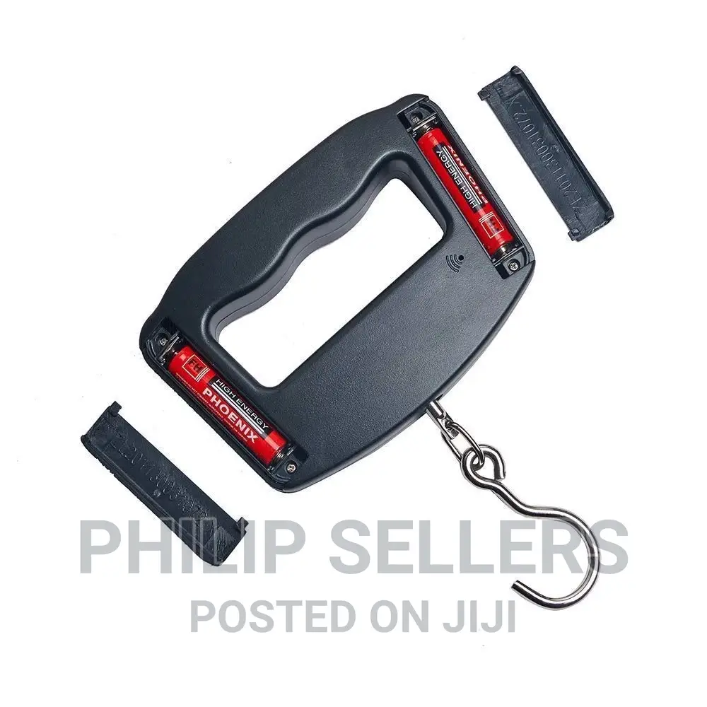 Black Digital Portable Luggage Scale With LCD Backlight (50