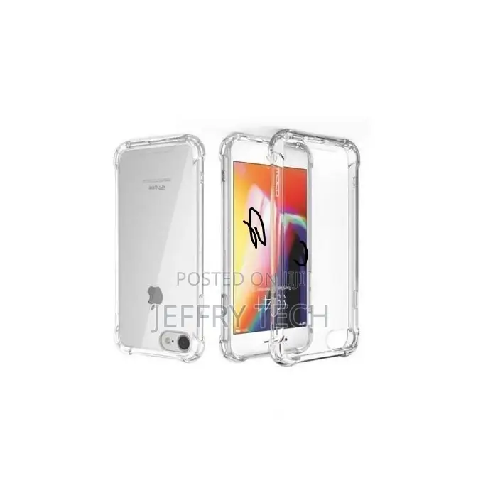 Back Defender Clear Anti Shock Case for iPhone 8 Plus