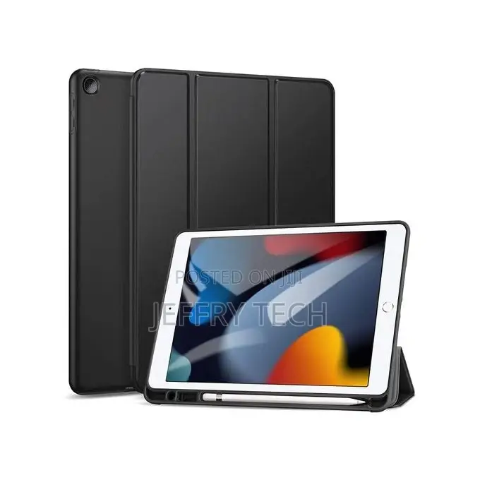 iPad 10.2 Case 2020 With Pencil Holder Case Cover Auto Sleep