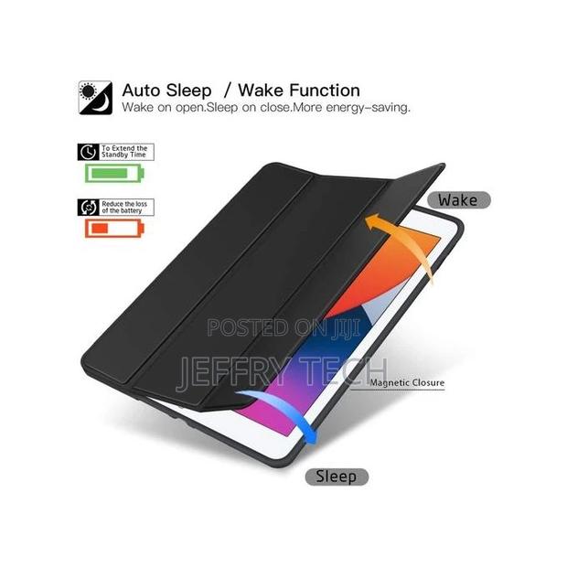 iPad 10.2 Case 2020 With Pencil Holder Case Cover Auto Sleep - thumbnail 2