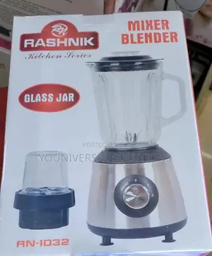 2 in 1 Rashnik Glass Jar Blender