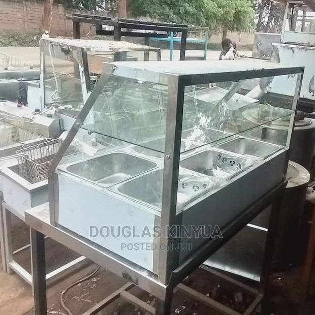 Stainless Chips Display - main view