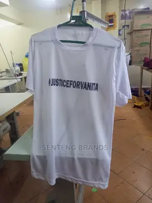 White Polyester Tshirts