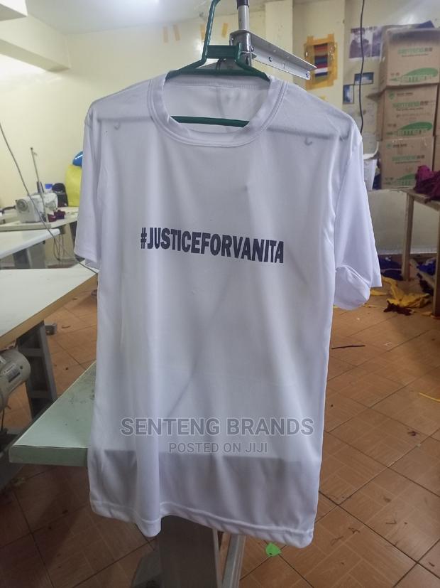 White Polyester Tshirts