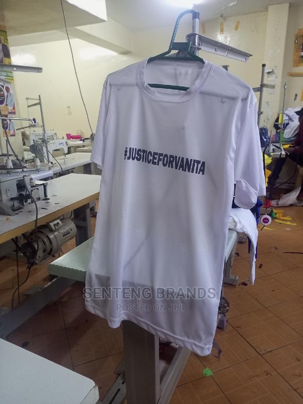 White Polyester Tshirts - thumbnail 2
