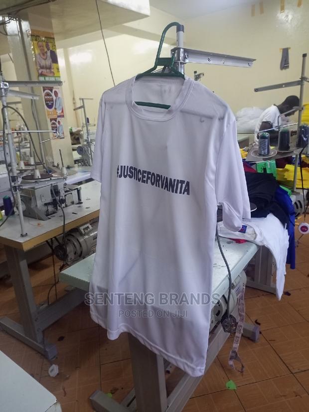 White Polyester Tshirts - thumbnail 4