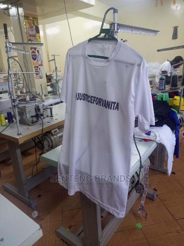 White Polyester Tshirts - thumbnail 3