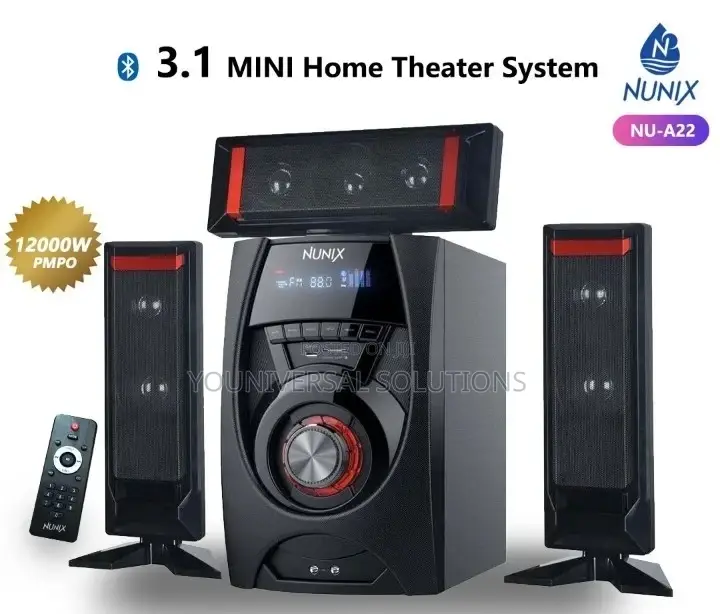 3.1ch Nunix NU-A22 Multimedia Speaker System.
