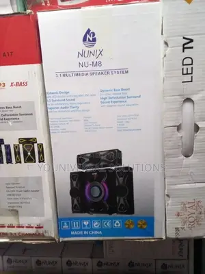 3.1 Ch Multimedia Nunix M8 Speaker System Woofer