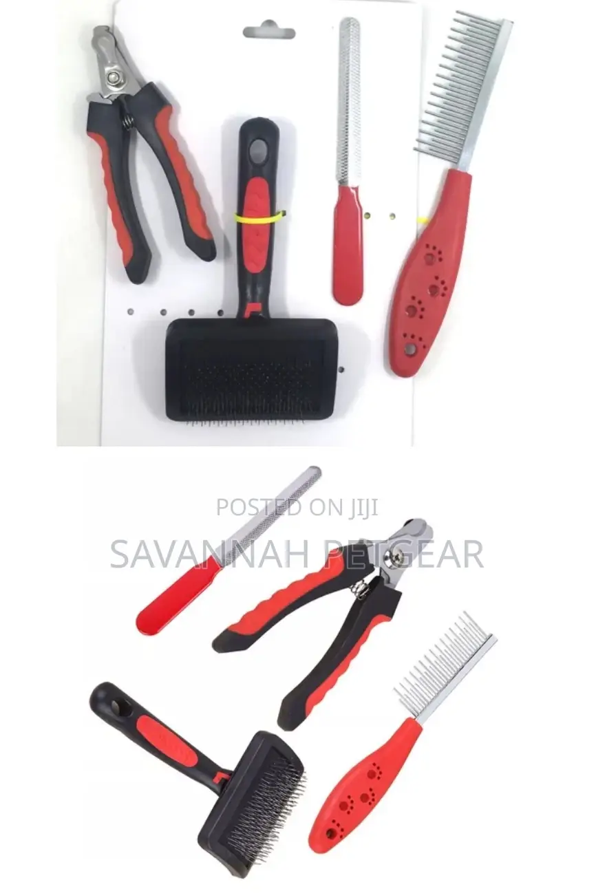 4 Pieces Pet Grooming Set Cleaner Dog for Medium Dogs Cats