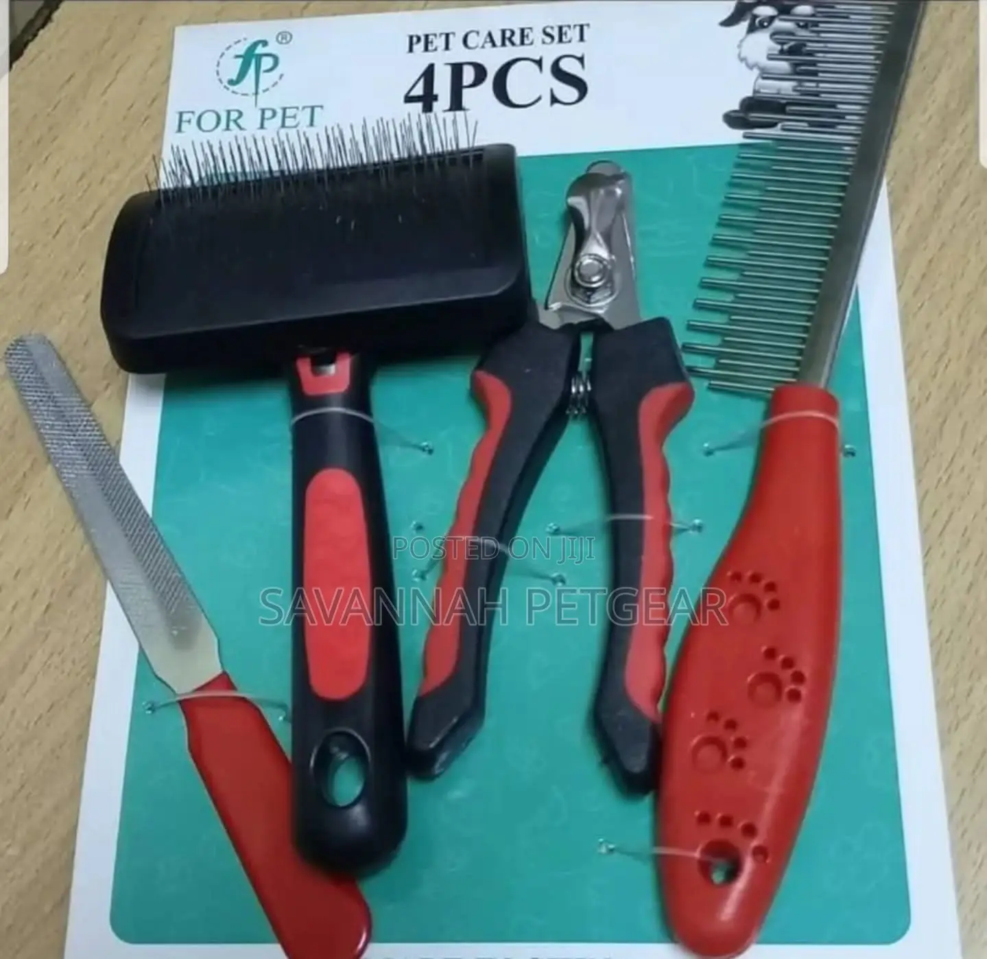 4 Pieces Pet Grooming Set Cleaner Dog for Medium Dogs Cats