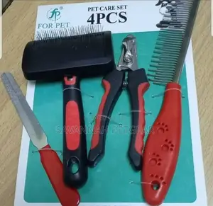 4 Pieces Pet Grooming Set Cleaner Dog for Medium Dogs Cats