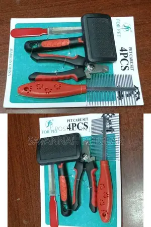 4 Pieces Pet Grooming Set Cleaner Dog for Medium Dogs Cats