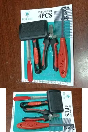 4 Pieces Pet Grooming Set Cleaner Dog for Medium Dogs Cats