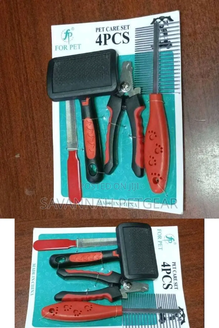 4 Pieces Pet Grooming Set Cleaner Dog for Medium Dogs Cats