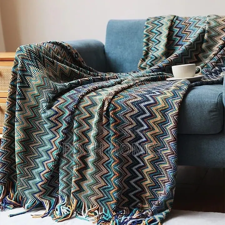 Knitted Throw Blanket