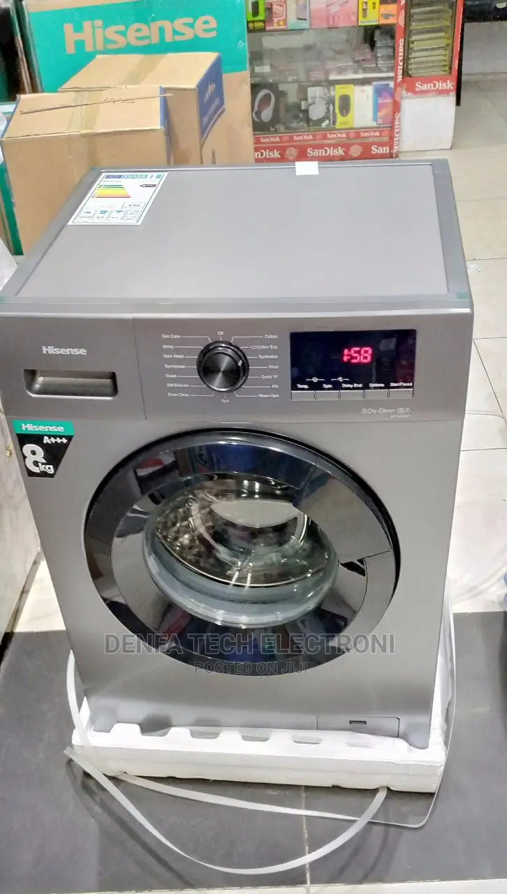 Hisense 8kg Front Loader Washing Machine in Nairobi Central Home
