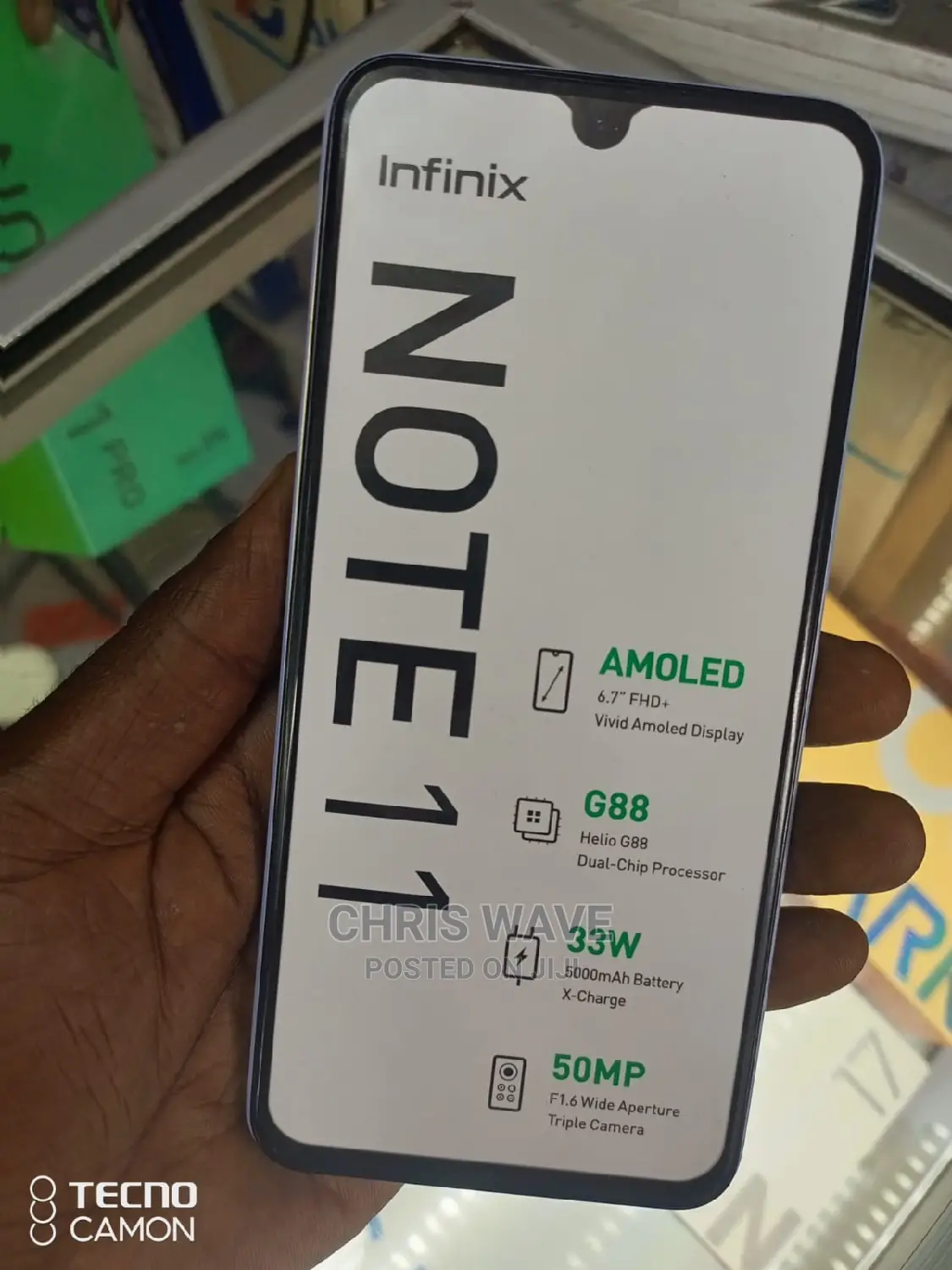 New Infinix Note 11 128 GB Black