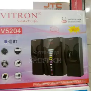 Vitron Woofer 2.1ch With Bluetooth Speaker System.