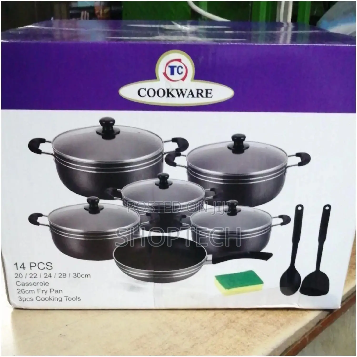 14 Pieces TC Cookware.