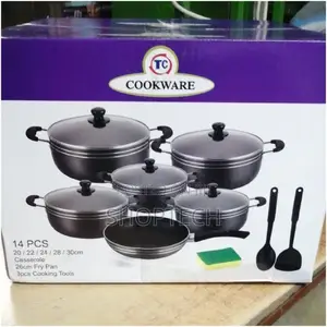 14 Pieces TC Cookware.