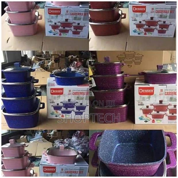 19 Pc Dessini Granite Cookware - main view