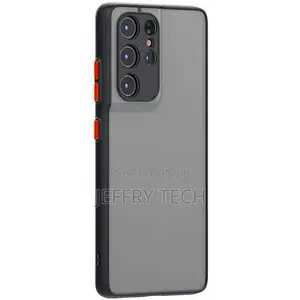 Samsung S21 ULTRA Hard Back Cover With Silicone Edges and Ca