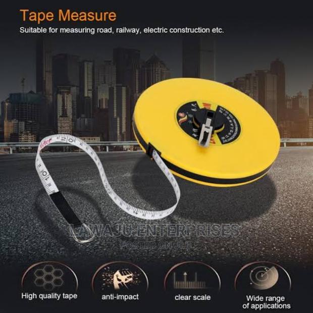 50mtrs Measuring Tape - Fibre - thumbnail 2