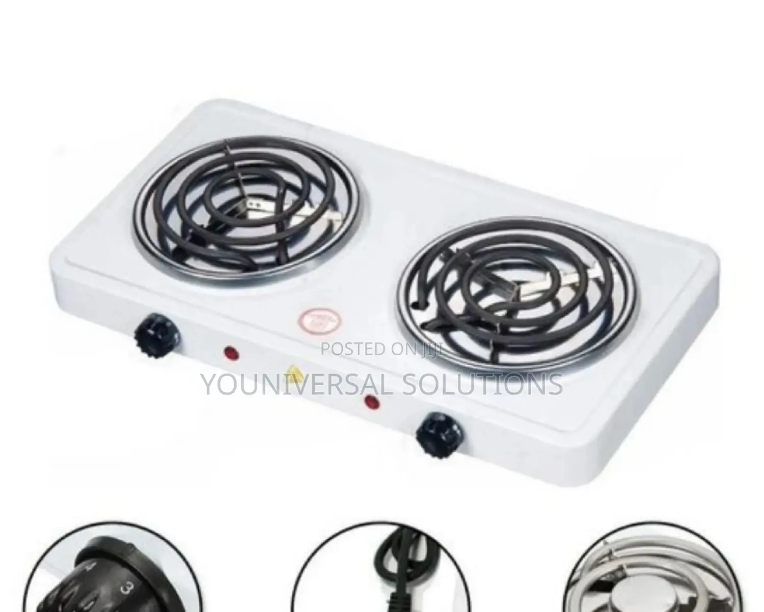 2 Burner Coil Plate Rashnik Cooker.