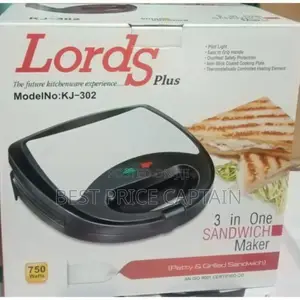 Lords 3in1 Sandwich Maker