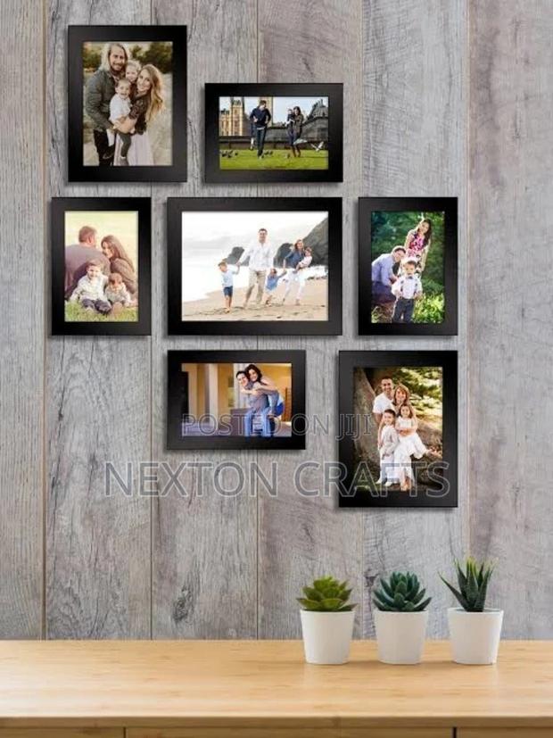 Black Wall Photo Frames - main view