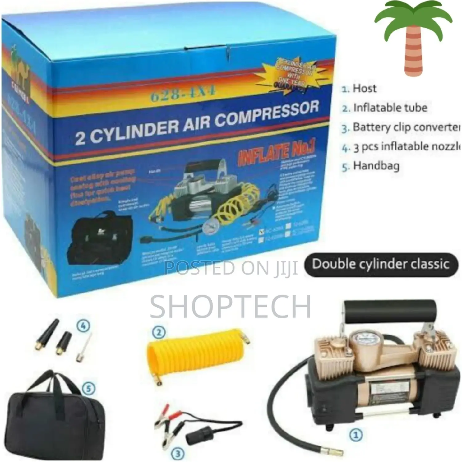 Double Cylinder Car Compressor