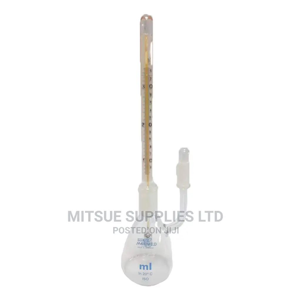 Pyknometer With Thermometer 25ml ( Borosil)- 1627009