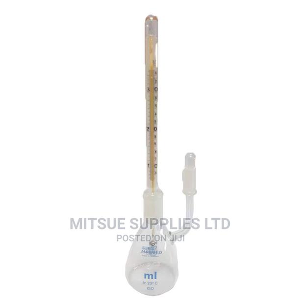 Pyknometer With Thermometer 25ml ( Borosil)- 1627009 - main view