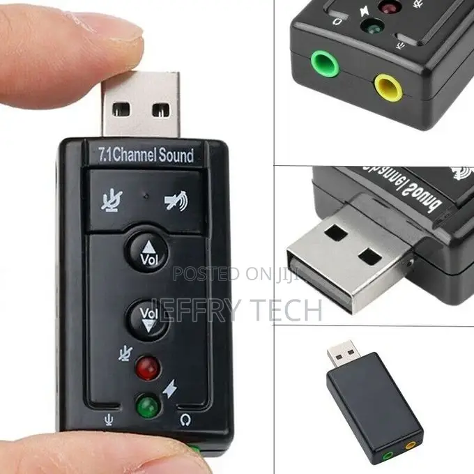 Generic USB SOUND CARD ADAPTER 7.1 Channel External Audio