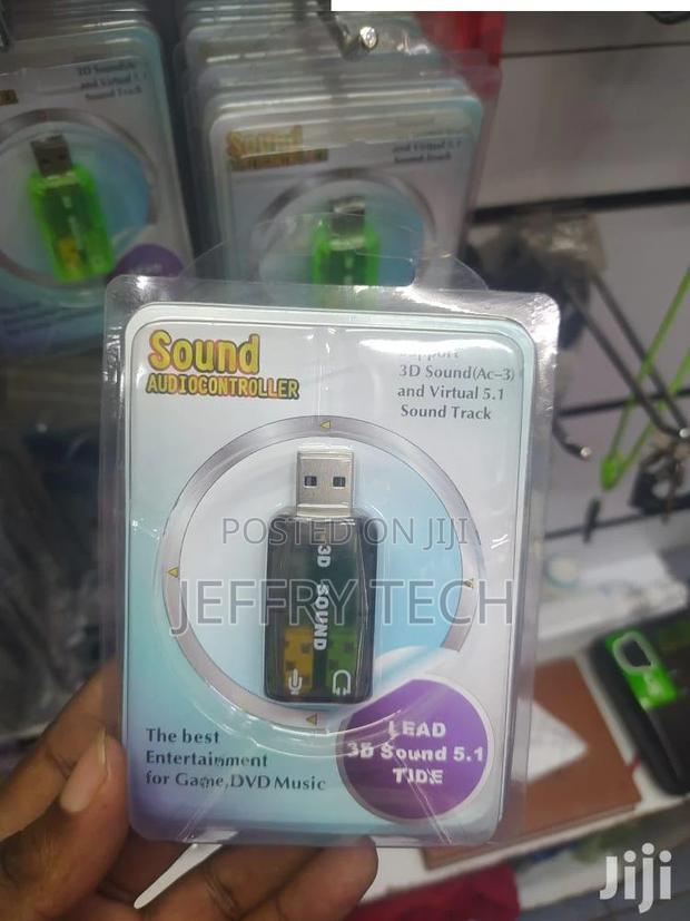 USB SOUND CARD 3D Plug and Play External USB Sound Card Audi