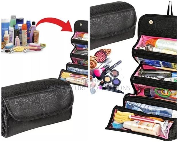 Travel Roll Up Cosmetic Make-Ups Case