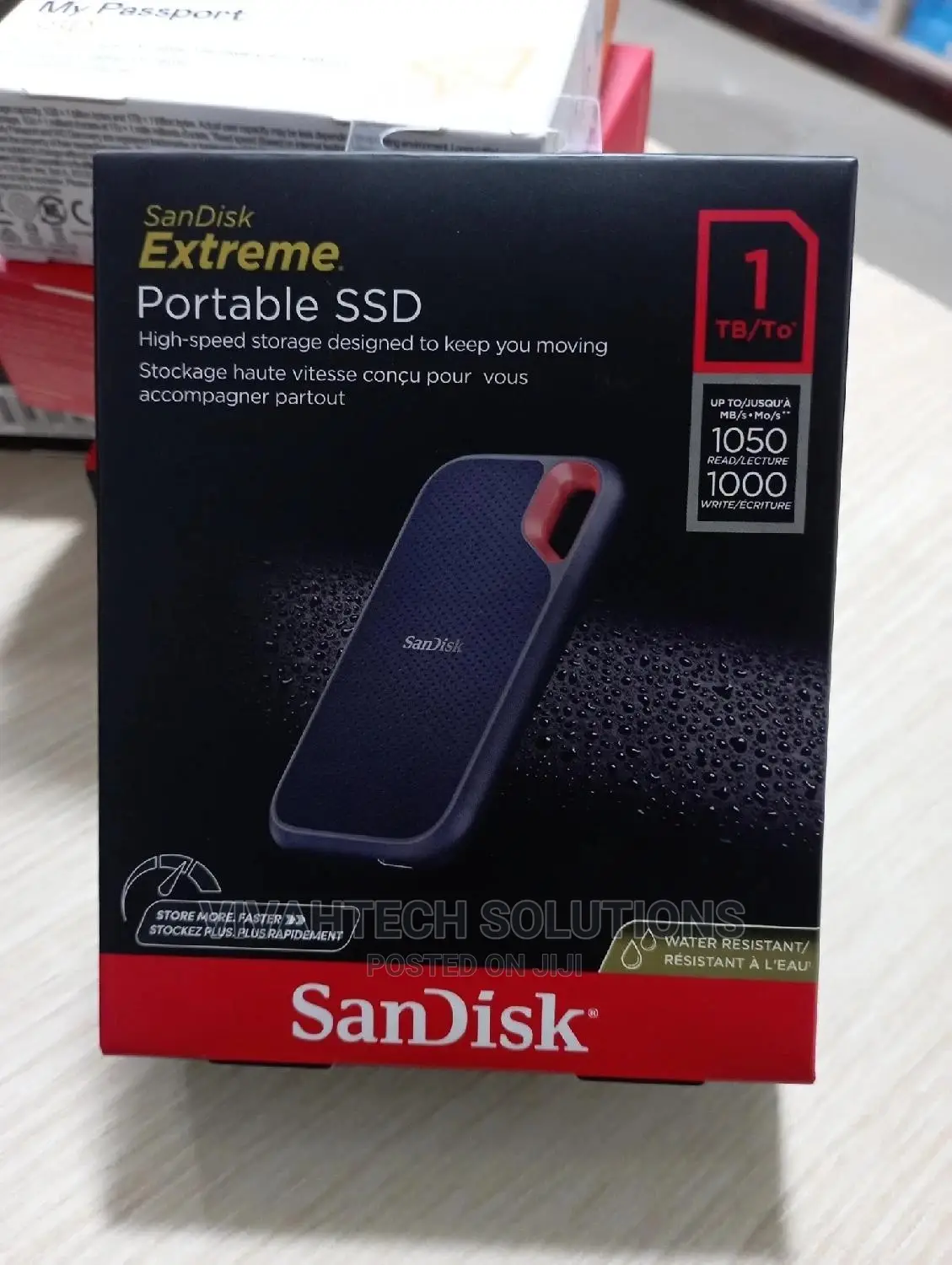 Sandisk Extreme 1TB High-speed Storage Portable SSD (1000GB)