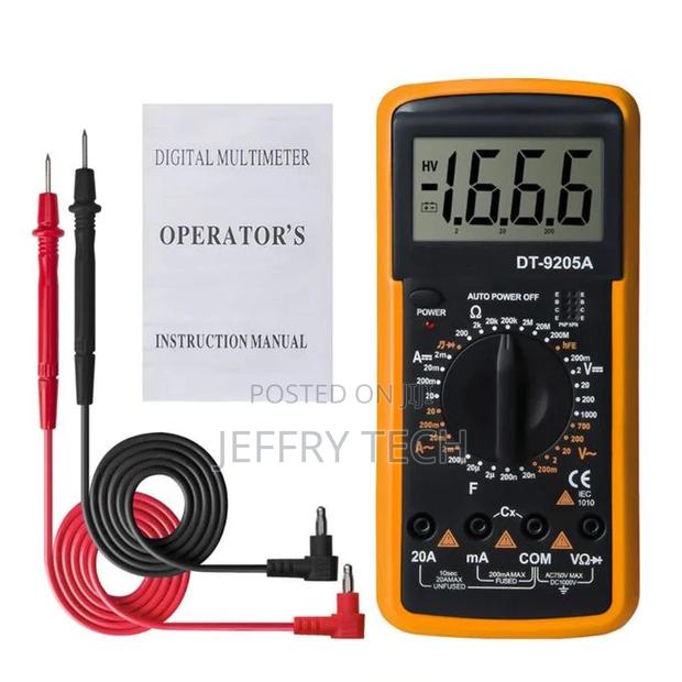 Generic LCD Digital Multimeter Voltmeter ACDC Tester - main view