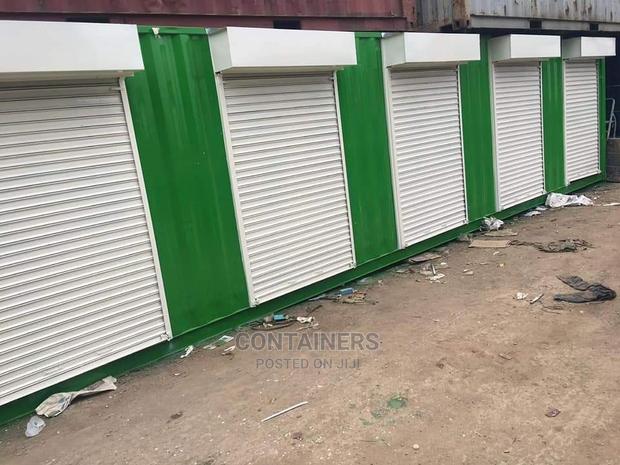 Galvanized Steel Shipping Container Stalls - main view