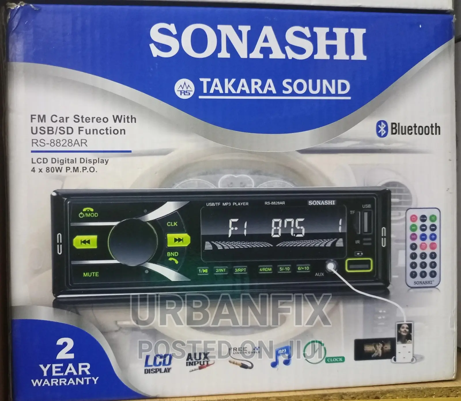 Sonashi Blutooth Radio With FM, USB