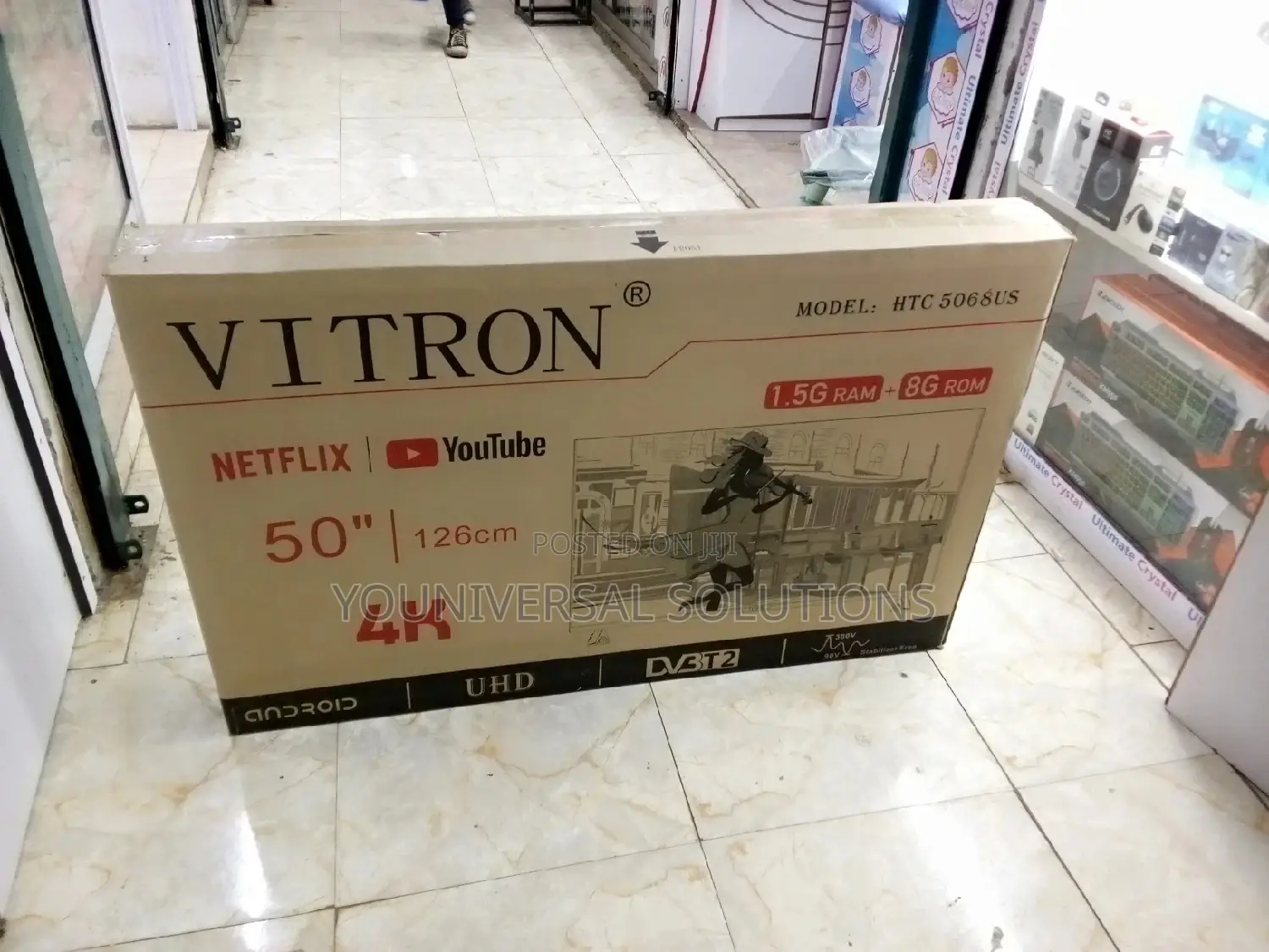 Vitron 50 Inches Uhd- Smart Android Digital Tv