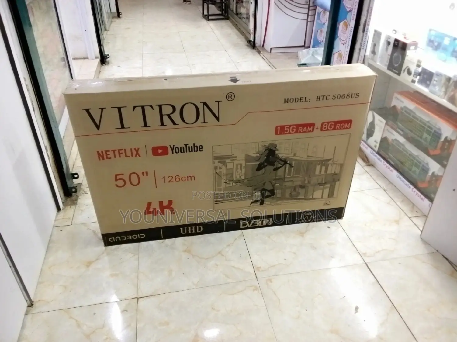Vitron 55 Inches Smart Android Bluetooth Enabled Digital Tv