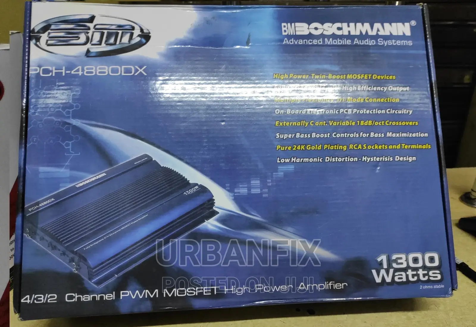 Boschmann 1300watts 4 Channel Booster