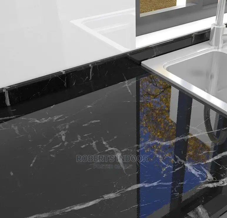 Black Marble Contact Paper
